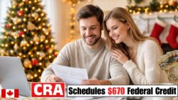 CRA Schedules $670 Federal Credit for December 2025 - Canadians Encouraged to Check Status, Eligibility and Deposit Access