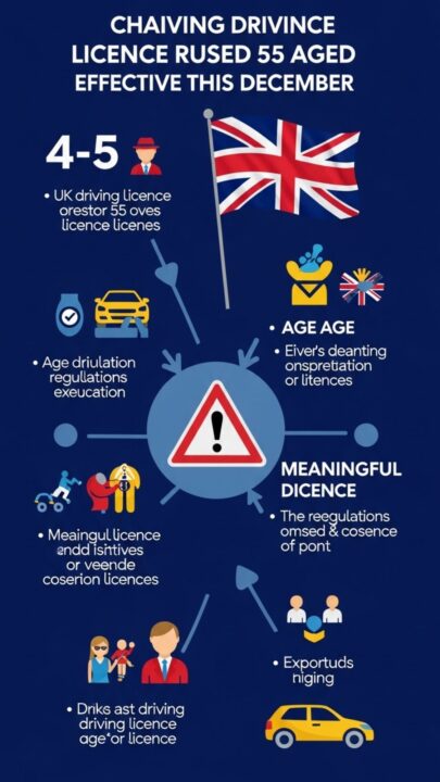 Drivers Aged 55 Plus Face UK Licence Rule