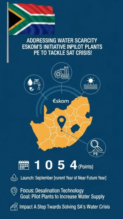 Eskom Launches Desalination Pilot