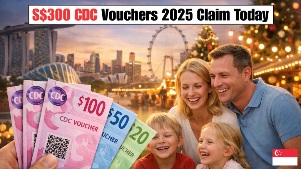 S$300 CDC Vouchers 2025 Claim Today