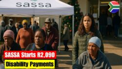 SASSA Begins Disbursing R2,090 Disability Grants – December 2025 Province-Wise Schedule