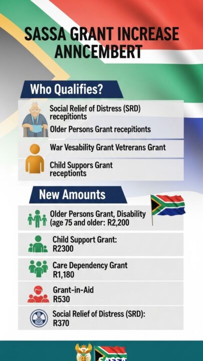 SASSA Beneficiaries to Receive New Small Increase 