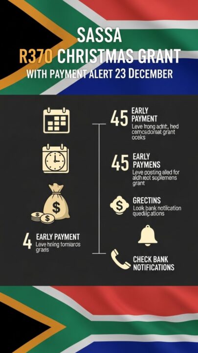 SASSA R370 Christmas Grant