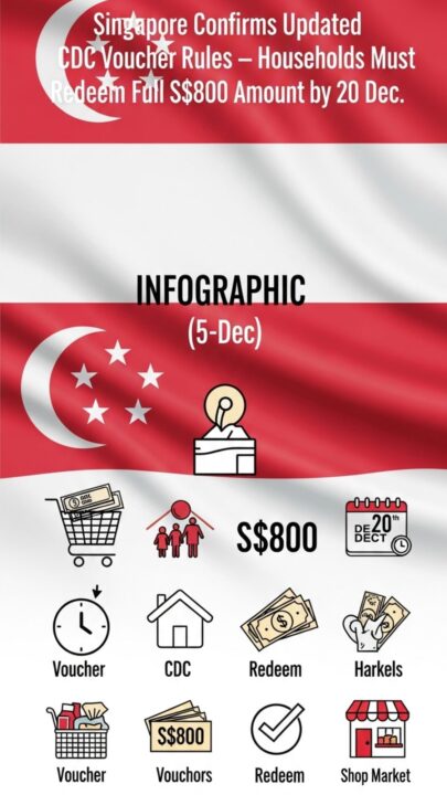 Singapore Confirms Updated CDC Voucher Rules